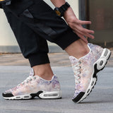 Air Cushion Sneakers Elegant Light Pastel Pattern