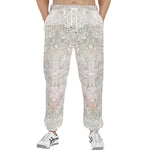 Men's Sweatpants Watercolor Pastel Lace Pattern