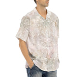 Hawaiian Shirt Watercolor Pastel Lace Pattern