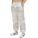 Men's Sweatpants Watercolor Pastel Lace Pattern