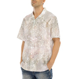 Hawaiian Shirt Watercolor Pastel Lace Pattern