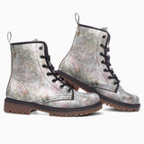 Leather Boots Watercolor Pastel Lace Pattern