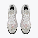 Air Cushion Sneakers Watercolor Pastel Lace Pattern