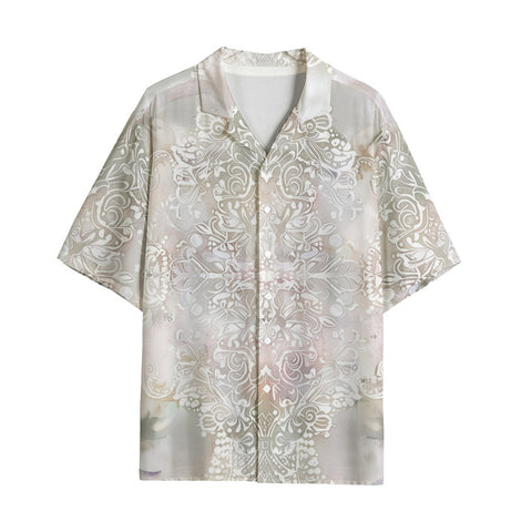 Hawaiian Shirt Watercolor Pastel Lace Pattern