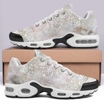 Air Cushion Sneakers Watercolor Pastel Lace Pattern