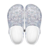 Classic Clogs Delicate Pastel Lace and Floral Art