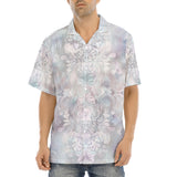 Hawaiian Shirt Delicate Pastel Lace and Floral Art