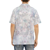 Hawaiian Shirt Delicate Pastel Lace and Floral Art