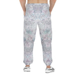 Men's Sweatpants Delicate Pastel Lace and Floral Art