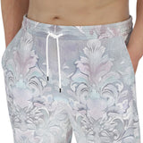 Men's Sweatpants Delicate Pastel Lace and Floral Art