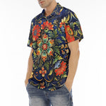 Men's Polo Shirt Floral Ornament