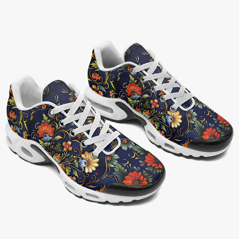 Air Cushion Sneakers Floral Ornament