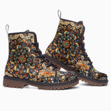 Leather Boots Persian Rug Design