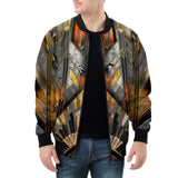 Bomber Jacket Art Deco Style