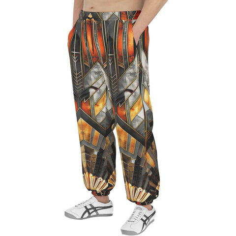 Men's Sweatpants Art Deco Style