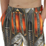 Men's Sweatpants Art Deco Style