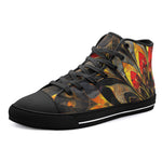 High-Top Canvas Shoes Stained Glass Art