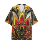 Hawaiian Shirt Stained Glass Art