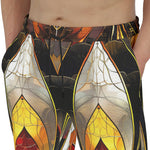 Men's Sweatpants Stained Glass Art