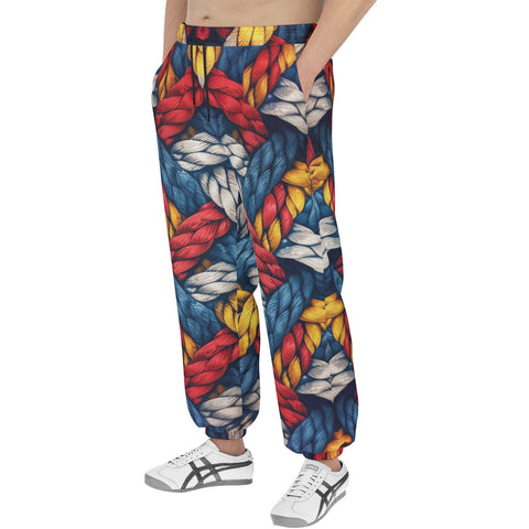 Men's Sweatpants Colorful Ropes