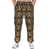 Men's Sweatpants Golden Woven Pattern