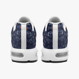 Air Cushion Sneakers Gothic Dark Blue Butterflies