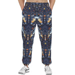 Men's Sweatpants Gothic Dark Blue Butterflies