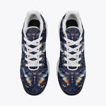 Air Cushion Sneakers Gothic Dark Blue Butterflies