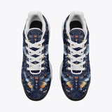 Air Cushion Sneakers Gothic Dark Blue Butterflies