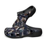 Classic Clogs Butterflies Dark Navy and Light Bronze