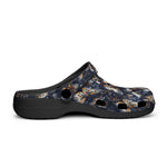 Classic Clogs Butterflies Dark Navy and Light Bronze