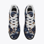 Air Cushion Sneakers Butterflies Dark Navy and Light Bronze