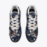 Air Cushion Sneakers Butterflies Dark Navy and Light Bronze