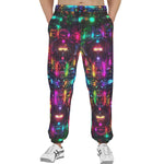 Men's Sweatpants Neon Light Digital Art