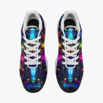 Air Cushion Sneakers Neon Light Digital Art