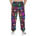 Men's Sweatpants Neon Light Digital Art