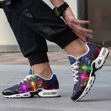 Air Cushion Sneakers Neon Light Digital Art