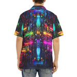 Hawaiian Shirt Neon Light Digital Art