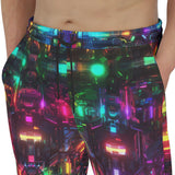 Men's Sweatpants Neon Light Digital Art