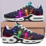 Air Cushion Sneakers Neon Light Digital Art