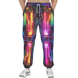 Men's Sweatpants Neon Light Digital Art