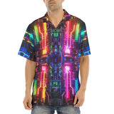 Hawaiian Shirt Neon Light Digital Art
