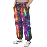 Men's Sweatpants Neon Light Digital Art