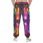 Men's Sweatpants Neon Light Digital Art