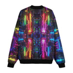 Bomber Jacket Neon Light Digital Art