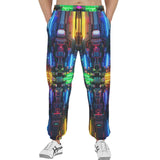 Men's Sweatpants Neon Light Digital Art