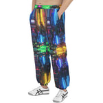 Men's Sweatpants Neon Light Digital Art