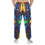 Men's Sweatpants Neon Light Digital Art