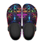 Classic Clogs Neon Light Digital Art