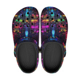 Classic Clogs Neon Light Digital Art